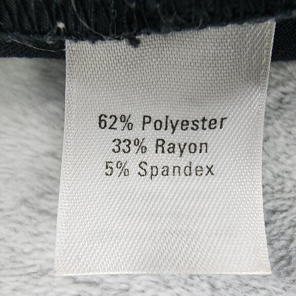 Semantiks Pants Womens 10 Black Mid Rose Crop Flare Leg Trousers Stretch Office - Picture 6 of 12